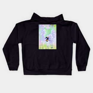 Summer Meadow Bumble Bee Kids Hoodie